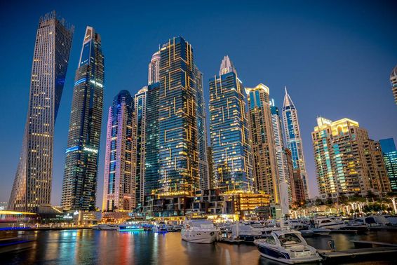 迪拜夜景