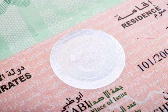 UAE munkavállalási vízum. 