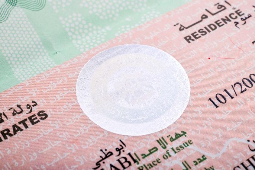 UAE munkavállalási vízum. 