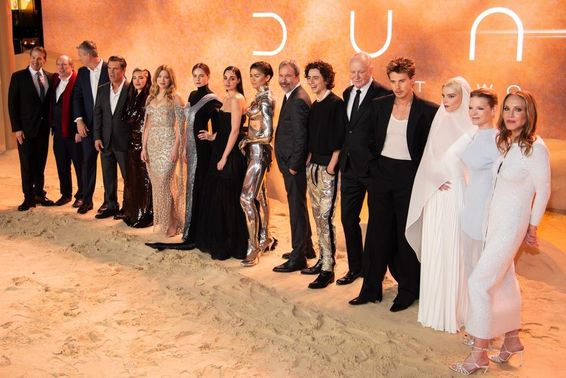 Estreia mundial de Duna: Parte Dois na Leicester Square.