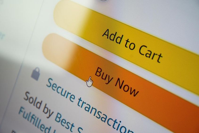 Compras de produtos online na Amazon.