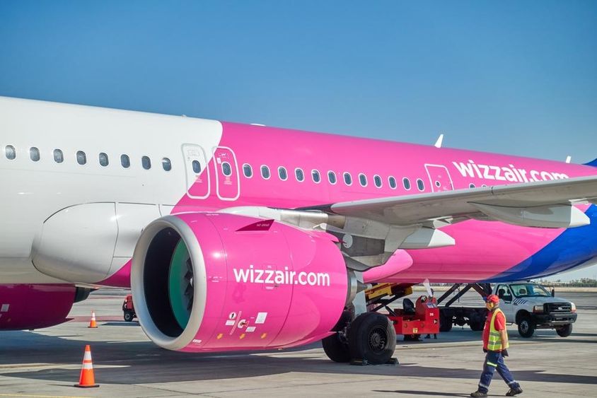 Wizz Air A321-es repülőgép.