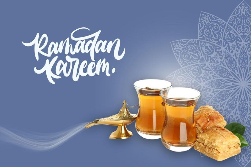 Üdvözlőlap a ramadán ünnepére.