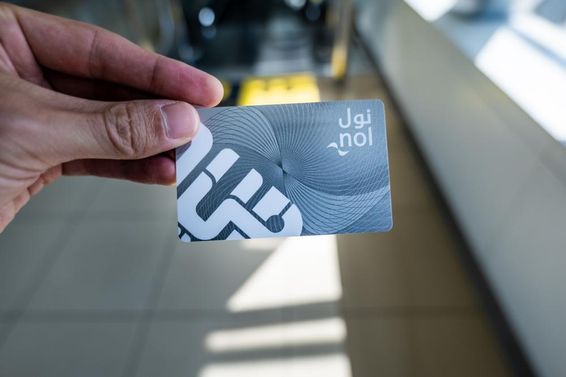 Dubai Metro Nol card