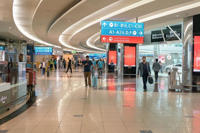 DUBAI, Egyesült Arab Emírségek repülőtere.