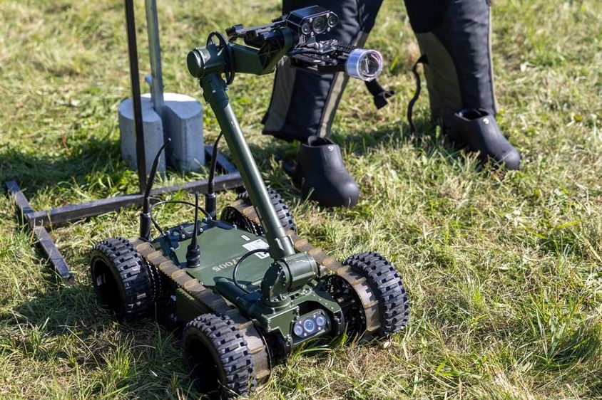 Egy 1507-es könnyű felderítő robot.