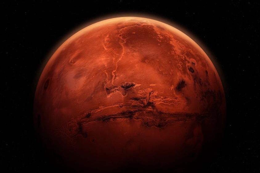 Mars a vörös bolygó.