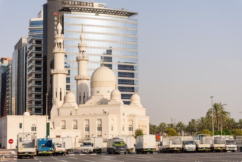 Al Yaqub mecset Dubaiban, Egyesült Arab Emírségekben.