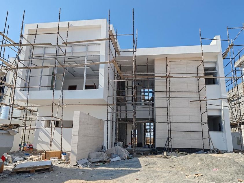 Építkezés alatt Dubai villa.