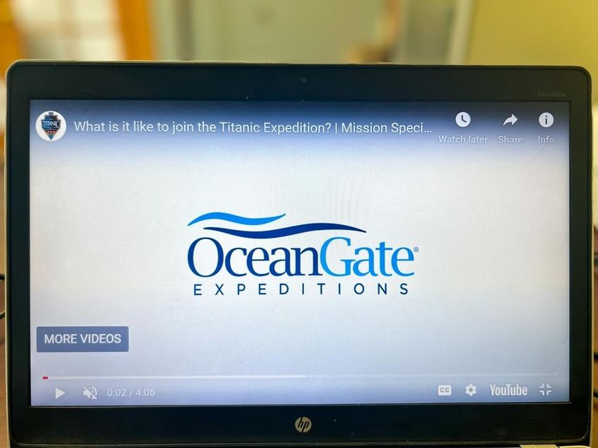 Az Oceangate Expedition logója az Oceangate weboldalán.