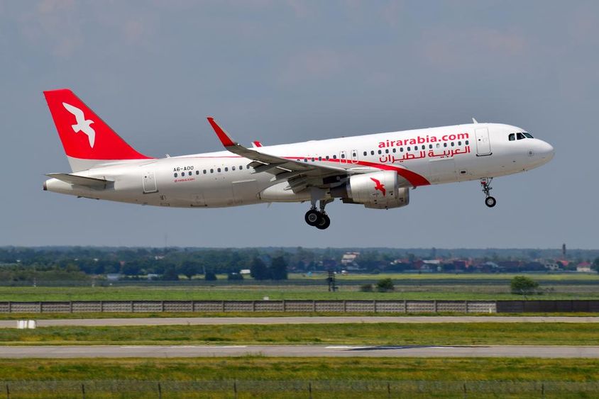 Air Arabia Airbus A320-200 A6-AOO repülőgépe. 