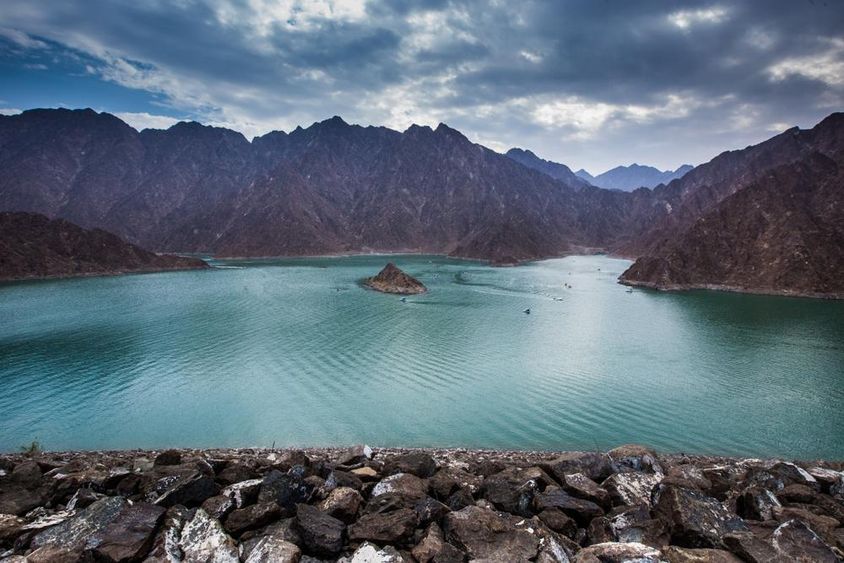 Ajman Hatta Lake in Masfout.