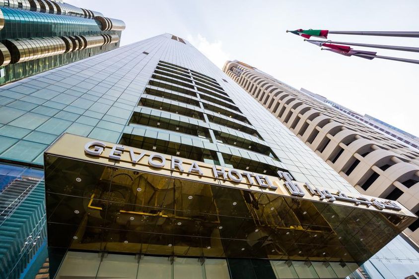 Dubai Gevora hotel, a világ egyik  legmagasabb szállodája.