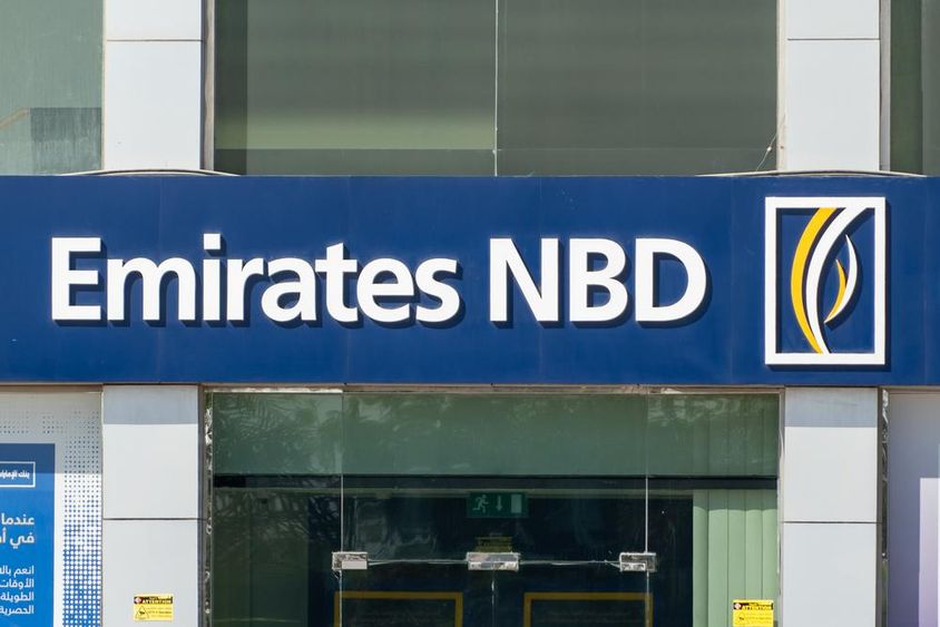 Emirates NBD Bank fiókja.
