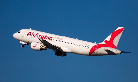 Az Air Arabia Airlines Airbus A320-as repülőgépe.