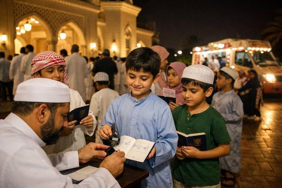 Ramadan pecsétek gyerek útlevelek