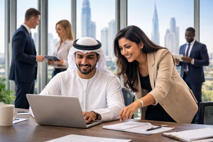 Karrierfejlődés modern dubai munkahelyeken