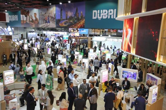 Az Arabian Travel Market 2022 szakkiállítás.