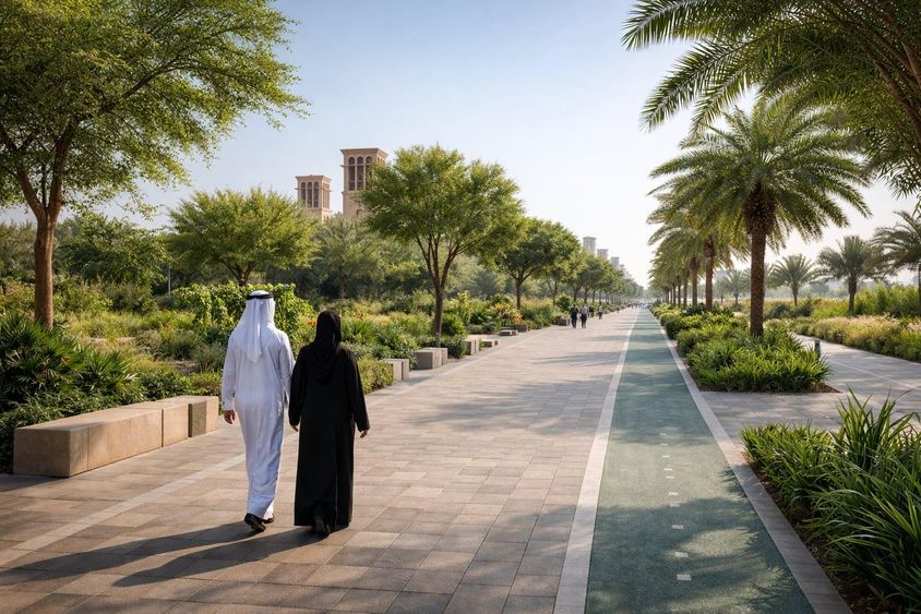 Al Ras pedestrian promenade