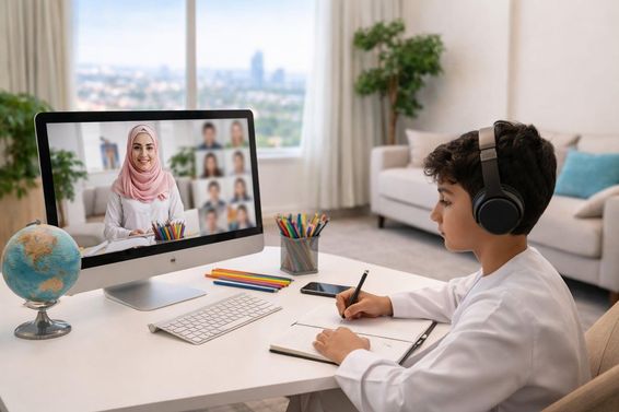 Digitális tanulás dubai otthon
