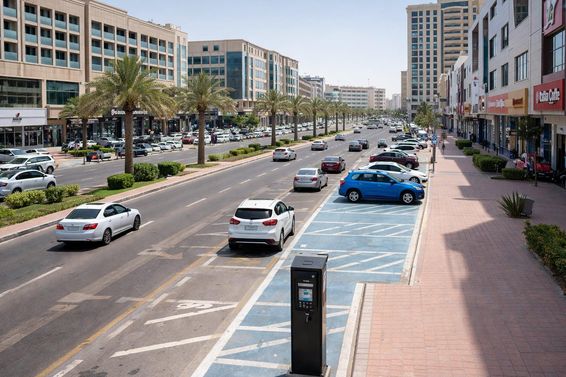 Abu Dhabi parkolási rendszer
