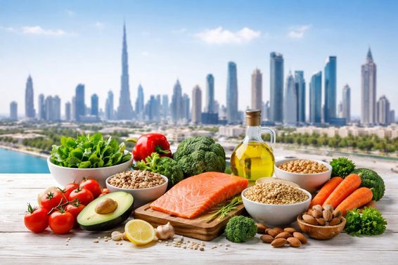 Egészséges ételek Dubaiban