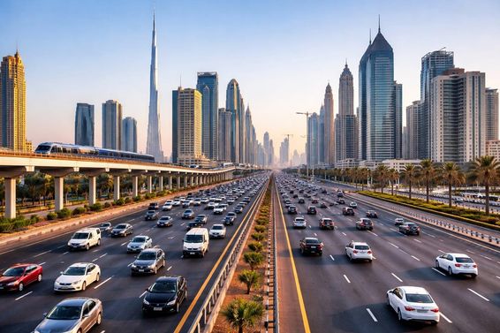 Dubai forgalom modern jövője