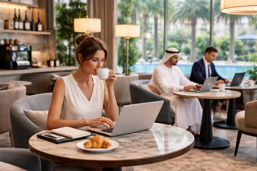 Современная атмосфера работы в гостинице
