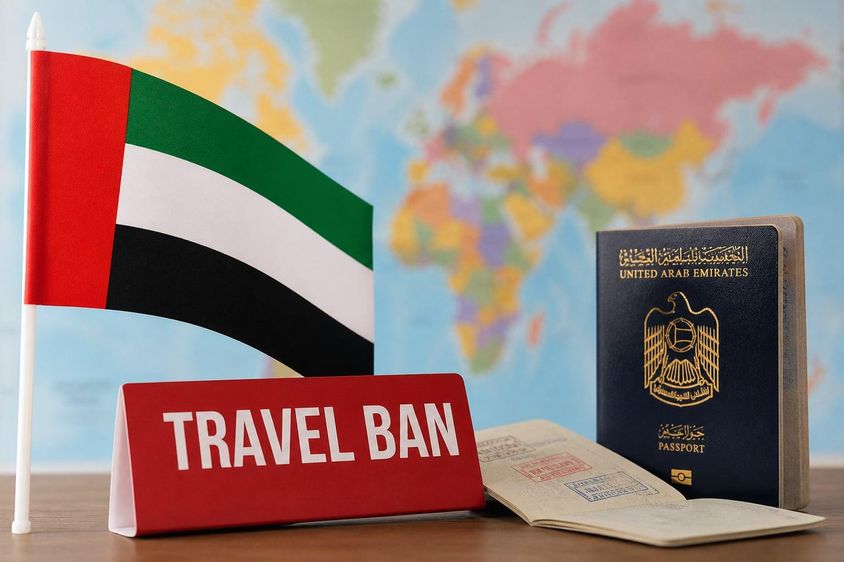 UAE travel ban announcement