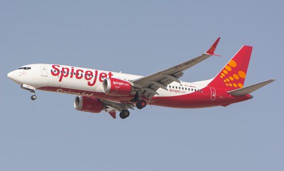 Spicejet airline Boeing 737 MAX aircraft