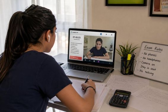 Online Exam with Home Supervision