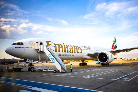 Emirates aircraft